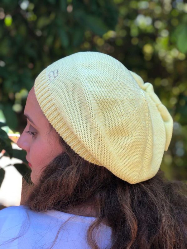 BERET LIGHT YELLOW "CLICHY" - Image 3