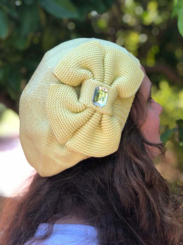 LIGHT YELLOW BERET "LE LOUVRE" - Image 2