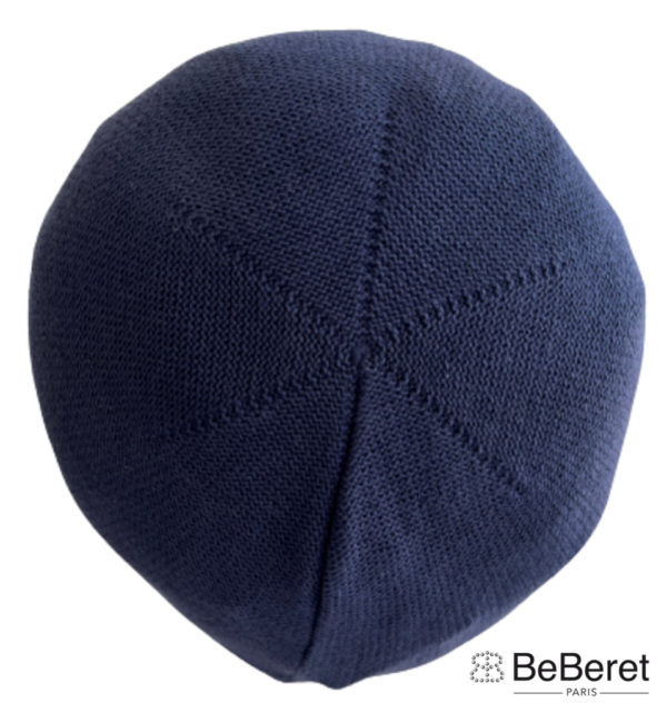 NAVY BLUE FINE KNIT "PROVENCE" BERET