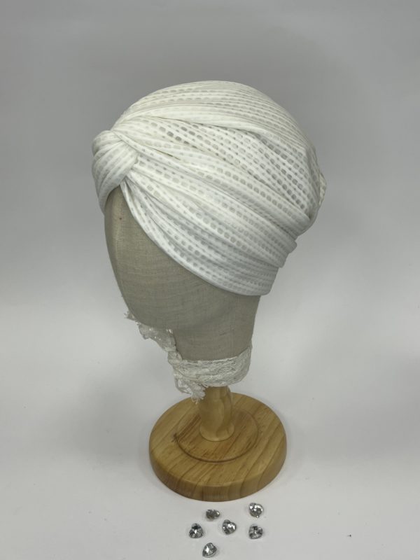 Turban "AHUVA" - BLANC OFF-WHITE – Image 2