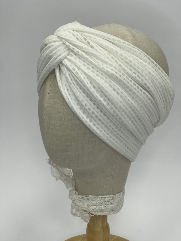 Turban "AHUVA" - BLANC OFF-WHITE – Image 5