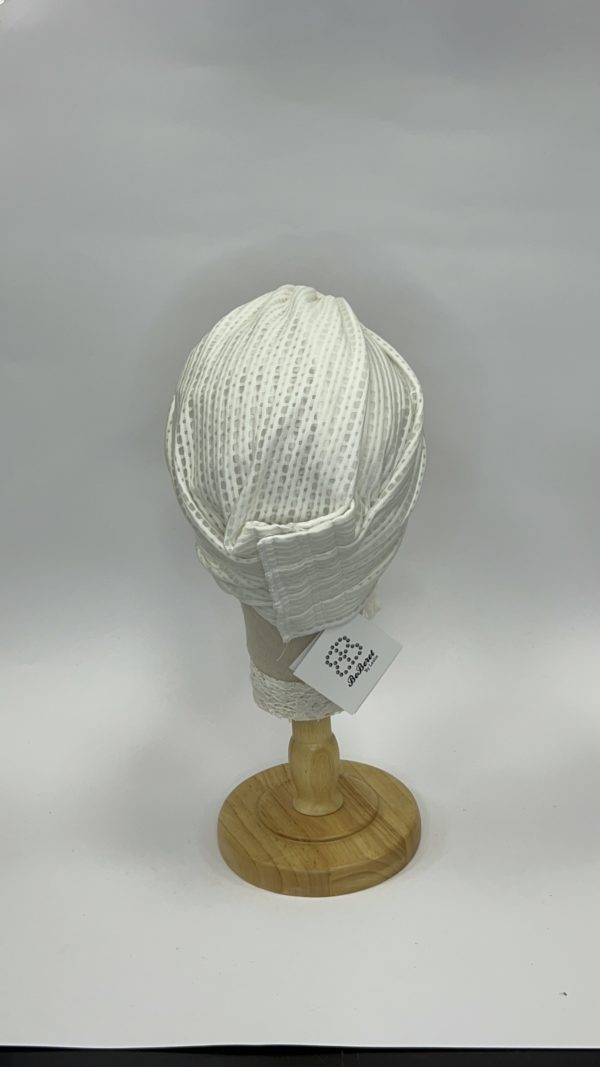 Turban "AHUVA" - BLANC OFF-WHITE – Image 4