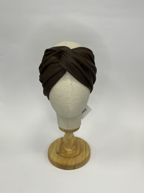 NAVA" turban - CHOCOLATE