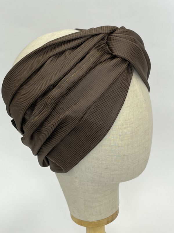 Turban "NAVA" - CHOCOLAT – Image 3